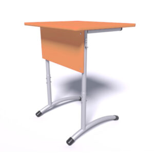 Стол ученический одноместный регулируемый по высоте, р.г. 3-5, 5-7