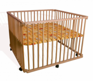 Манеж детский квадратный (на колесах)