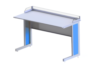 Стол лабораторный ученический c бортиком акрил